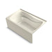 KOHLER K-1239-GHRAW Mariposa 60" x 36" alcove Heated BubbleMassage air bath with Bask heated surface, right drain
