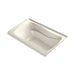 KOHLER K-1242-RW Mariposa 60" x 36" alcove bath with Bask heated surface, right drain