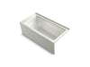 KOHLER K-1946-RAW Archer 60" x 30" alcove bath with Bask heated surface, right drain