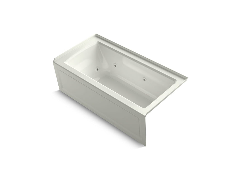 KOHLER K-1947-HRA Archer 60" x 30" alcove heated whirlpool bath, right drain