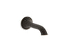 KOHLER K-72791 Artifacts Wall-mount bath spout with flare design