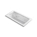 KOHLER K-1947-W1 Archer 60" x 30" drop-in whirlpool bath with Bask heated surface