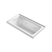 KOHLER K-1947-L Archer 60" x 30" alcove whirlpool bath, left drain