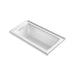 KOHLER K-1946-LW Archer 60" x 30" alcove bath with Bask heated surface, left drain