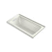 KOHLER K-1946-LW Archer 60" x 30" alcove bath with Bask heated surface, left drain