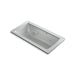 KOHLER K-1947-W1 Archer 60" x 30" drop-in whirlpool bath with Bask heated surface