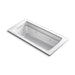 KOHLER K-1949-W1 Archer 66" x 32" drop-in whirlpool bath with Bask heated surface