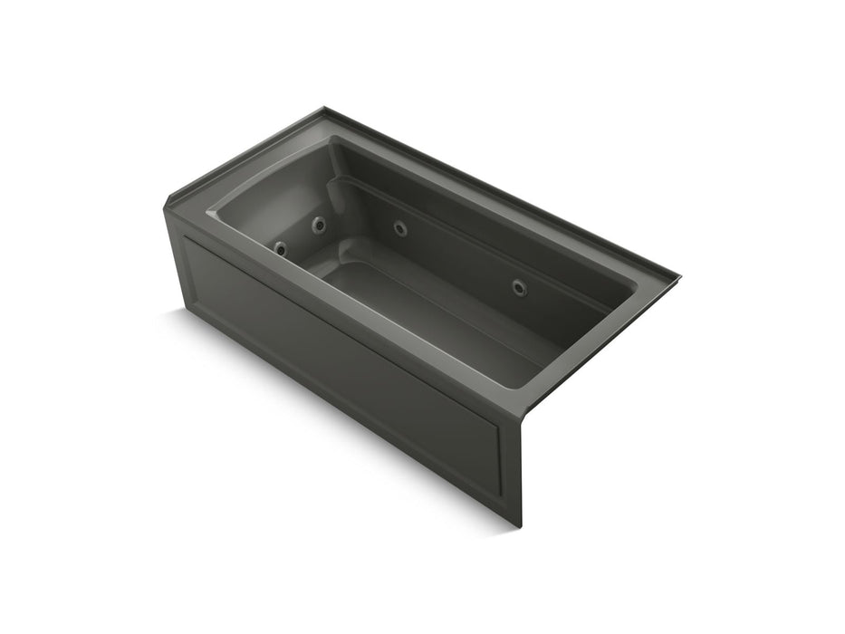 KOHLER K-1949-RA Archer 66" x 32" alcove whirlpool, right drain