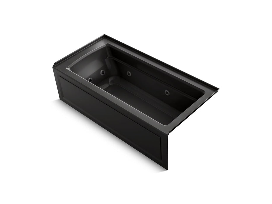 KOHLER K-1949-RA Archer 66" x 32" alcove whirlpool, right drain
