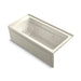 KOHLER K-1949-RAW Archer 66" x 32" alcove whirlpool bath with Bask heated surface, right drain
