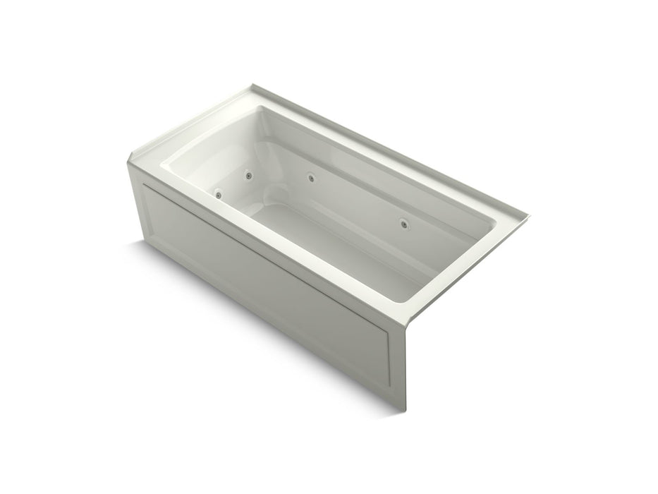 KOHLER K-1949-RA Archer 66" x 32" alcove whirlpool, right drain