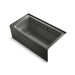 KOHLER K-1122-RAW Archer 60" x 32" alcove whirlpool bath with Bask heated surface, right drain