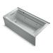 KOHLER K-1124-LAW Archer 72" x 36" alcove whirlpool bath with Bask heated surface, left drain