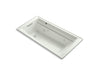 KOHLER K-1124-W1 Archer 72" x 36" drop-in whirlpool bath with Bask heated surface