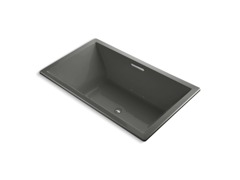 KOHLER K-1174-GHW Underscore 72" x 42" drop-in Heated BubbleMassage air bath with Bask heated surface
