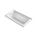 KOHLER K-1947-GHLF Archer 60" x 30" alcove Heated BubbleMassage air bath, left drain