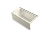 KOHLER K-1947-GHRAW Archer 60" x 30" alcove Heated BubbleMassage air bath with Bask heated surface, right drain