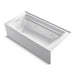 KOHLER K-1124-XGHLA Archer 72" x 36" alcove Heated BubbleMassage air bath and whirlpool, left drain