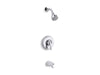 KOHLER K-TS15601-4SH Coralais Rite-Temp bath and shower trim kit, 1.5 gpm, slip-fit spout