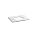 KOHLER K-5422 Solid/Expressions 31" vanity top with single Verticyl oval cutout