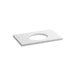 KOHLER K-5423 Solid/Expressions 37" vanity top with single Verticyl oval cutout