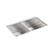 KOHLER K-3820-3 Vault 33" top-/undermount double-bowl kitchen sink