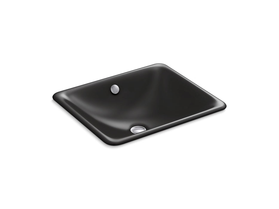 KOHLER K-5400 Iron Plains 18-1/2" rectangular drop-in/undermount bathroom sink