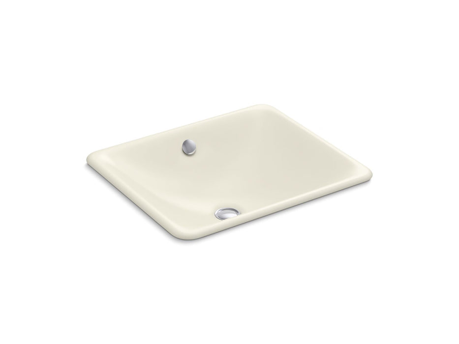 KOHLER K-5400 Iron Plains 18-1/2" rectangular drop-in/undermount bathroom sink