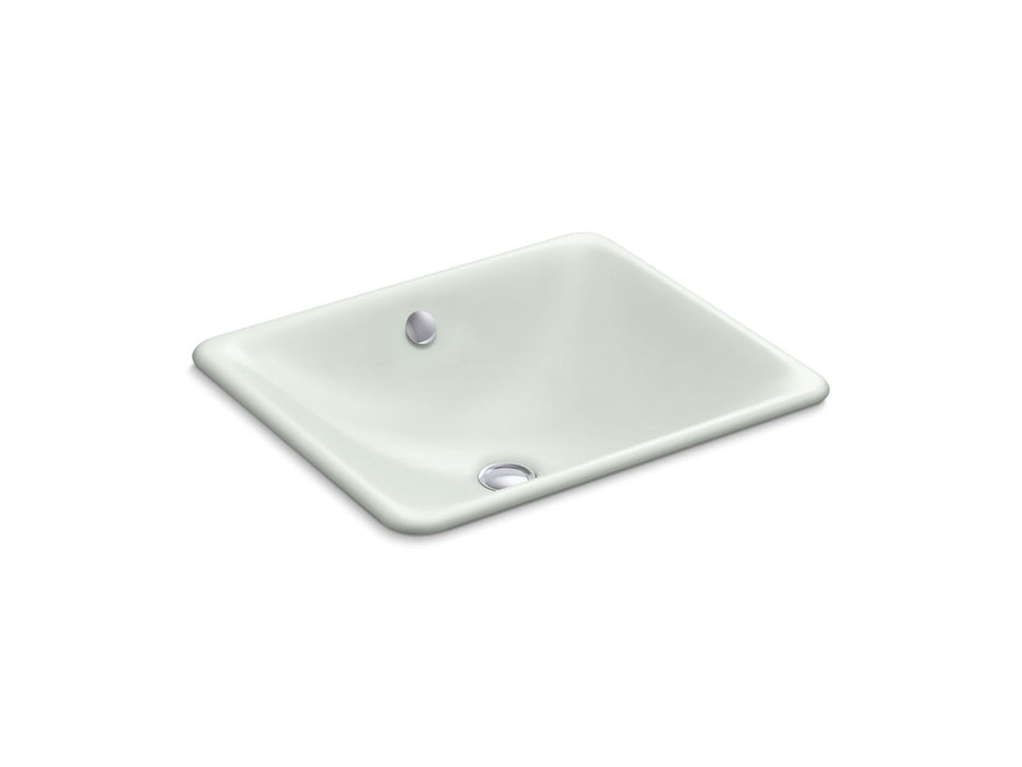KOHLER K-5400 Iron Plains 18-1/2" rectangular drop-in/undermount bathroom sink