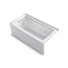 KOHLER K-1947-XGHLA Archer 60" x 30" alcove Heated BubbleMassage air bath and whirlpool, left drain