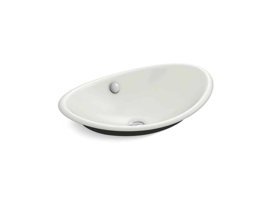 KOHLER K-5403-P5 Iron Plains 20-3/4" oval vessel bathroom sink