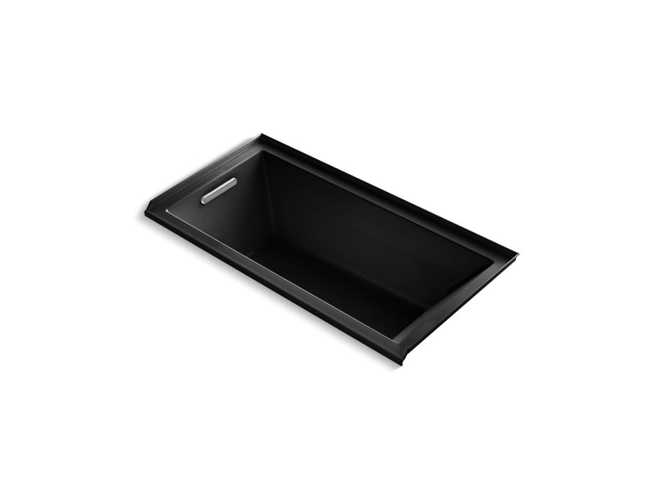 KOHLER K-1121-LW Underscore 60" x 30" alcove bath with Bask heated surface, left drain