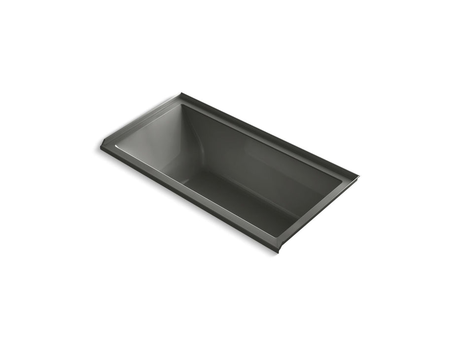 KOHLER K-1121-RW Underscore 60" x 30" alcove bath with Bask heated surface, right drain