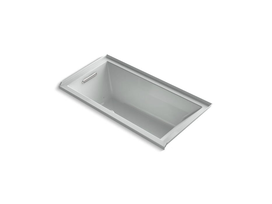 KOHLER K-1167-GHLF Underscore 60" x 30" alcove Heated BubbleMassage air bath, left drain