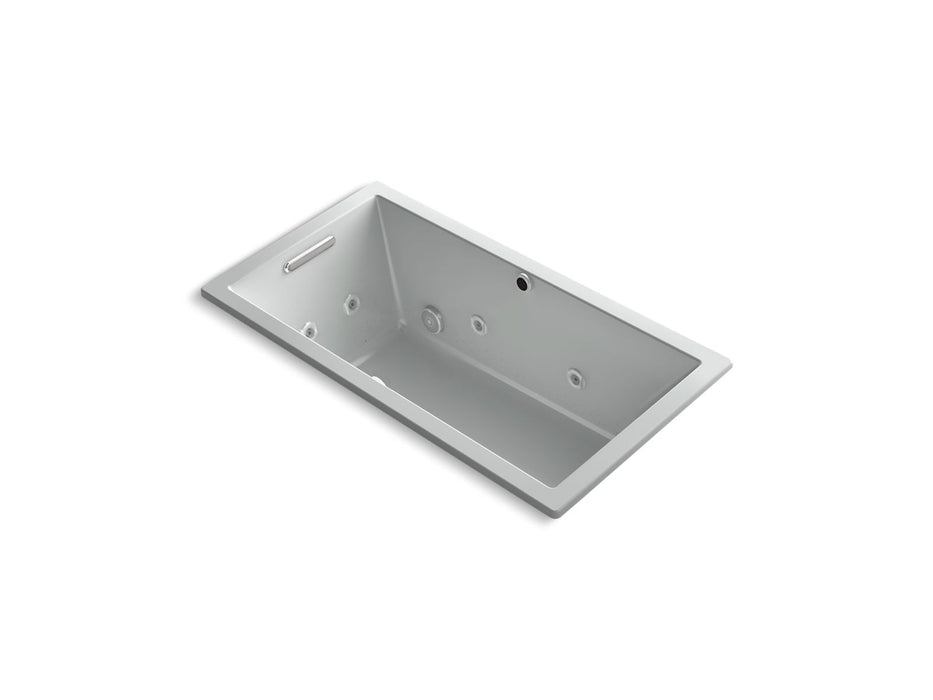 KOHLER K-1168-XHGH Underscore 60" x 32" drop-in Heated BubbleMassage air bath with whirlpool