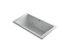 KOHLER K-1173-XHGH Underscore 66" x 36" drop-in Heated BubbleMassage air bath with whirlpool