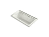 KOHLER K-1947-GHLW Archer 60" x 30" alcove Heated BubbleMassage air bath with Bask heated surface, left drain