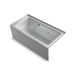 KOHLER K-1947-RAW Archer 60" x 30" alcove whirlpool bath with Bask heated surface, right drain