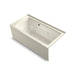 KOHLER K-1947-RAW Archer 60" x 30" alcove whirlpool bath with Bask heated surface, right drain