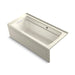 KOHLER K-1948-LAW Archer 66" x 32" alcove bath with Bask heated surface, left drain