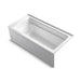 KOHLER K-1949-GHRAW Archer 66" x 32" alcove Heated BubbleMassage air bath with Bask heated surface, right drain