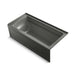 KOHLER K-1949-GHRAW Archer 66" x 32" alcove Heated BubbleMassage air bath with Bask heated surface, right drain