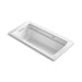 KOHLER K-1949-GHW Archer 66" x 32" drop-in Heated BubbleMassage air bath with Bask heated surface