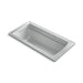 KOHLER K-1949-GHW Archer 66" x 32" drop-in Heated BubbleMassage air bath with Bask heated surface