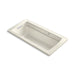 KOHLER K-1949-GHW Archer 66" x 32" drop-in Heated BubbleMassage air bath with Bask heated surface