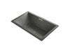 KOHLER K-1174-XHGH Underscore 72" x 42" drop-in Heated BubbleMassage air bath with whirlpool