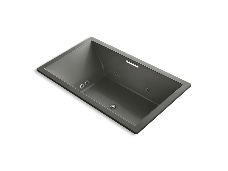 KOHLER K-1174-XHGH Underscore 72" x 42" drop-in Heated BubbleMassage air bath with whirlpool