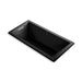 KOHLER K-1821-W1 Underscore 66" x 32" drop-in bath with Bask heated surface