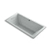 KOHLER K-1821-W1 Underscore 66" x 32" drop-in bath with Bask heated surface