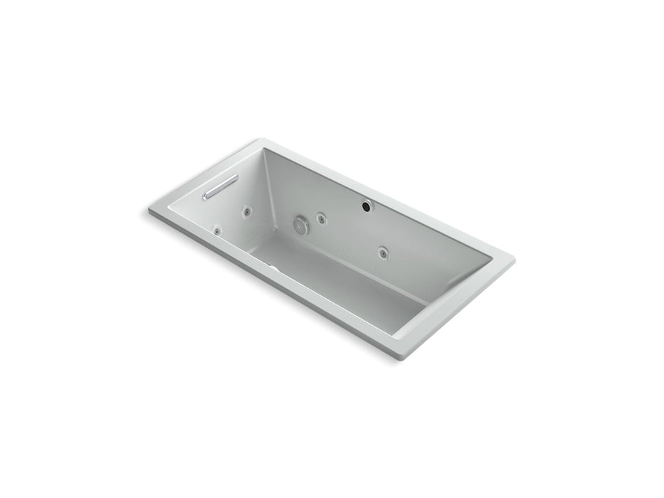 KOHLER K-1167-XHGH Underscore 60" x 30" drop-in Heated BubbleMassage air bath with whirlpool